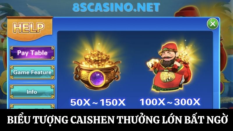 bắn cá Thần Tài Biểu tượng “Caishen” 